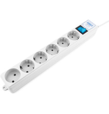 Сетевой фильтр Power Cube PRO, 1,9 м, LC контур, 16А/3,5кВт, 6 розеток, белый