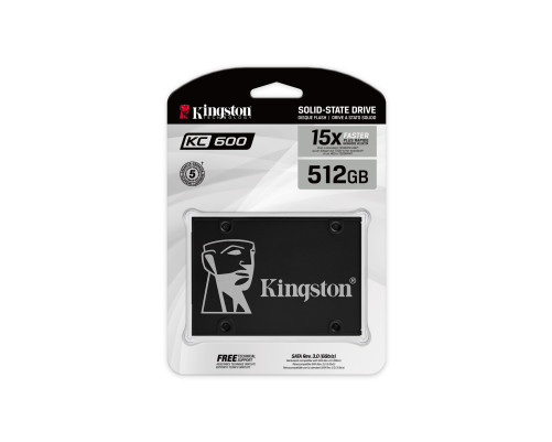 Твердотельный накопитель Kingston KC600, 512GB, 2.5" Твердотельный накопитель Kingston KC600, 512GB, 2.5"