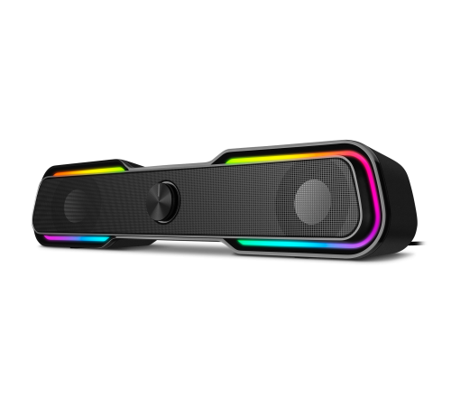 Саундбар SVEN 450, 10 Вт, питание USB, Bluetooth, подсветка, черный