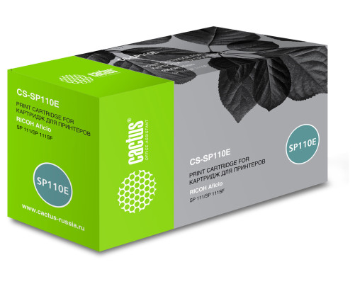 Картридж лазерный Cactus CS-SP110E 407442 для Ricoh Aficio SP 111/SP 111SF (2000 стр.) Картридж лазерный Cactus CS-SP110E 407442 для Ricoh Aficio SP 111/SP 111SF (2000 стр.)