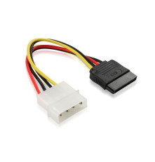 Кабель питания SATA, 0.15 м, MOLEX 4pin/SATA 15 pin, медь