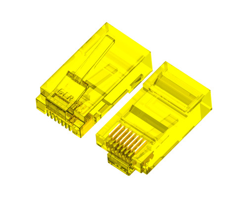 Коннектор цветной RJ-45 cat.5e UTP Male, 8p8c 15 шт (3 цвета по 5 шт), GCR-51802 Коннектор цветной RJ-45 cat.5e UTP Male, 8p8c 15 шт (3 цвета по 5 шт), GCR-51802