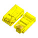Коннектор цветной RJ-45 cat.5e UTP Male, 8p8c 15 шт (3 цвета по 5 шт), GCR-51802