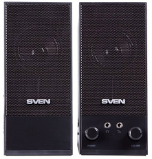 Акустическая система 2.0 SVEN SPS-604, 2х2 Вт(RMS), чёрный