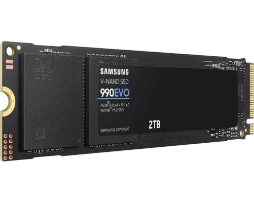 Твердотельный накопитель Samsung 990 EVO, 2TB, M.2(22x80mm) Твердотельный накопитель Samsung 990 EVO, 2TB, M.2(22x80mm)