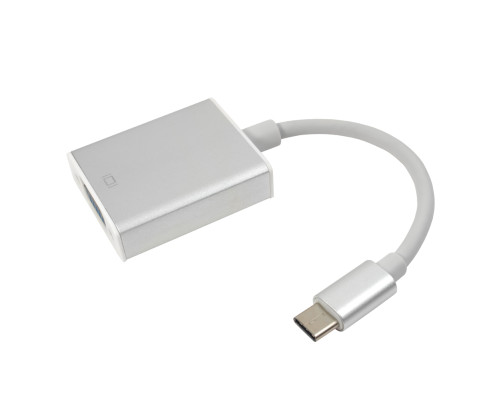 Переходник Greenline GCR-UTC2VGA, USB TypeC-VGA 15F Переходник Greenline GCR-UTC2VGA, USB TypeC-VGA 15F