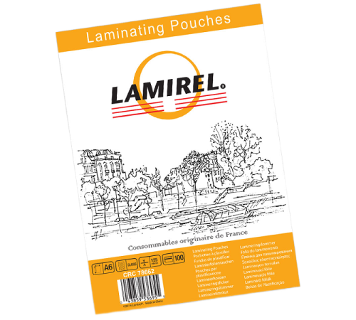 Пленка для ламинирования  Lamirel А6, 125мкм, 100 шт.