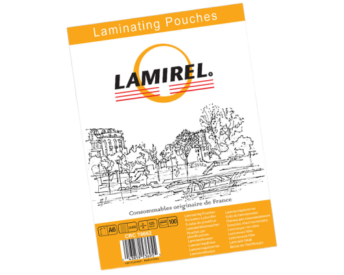 Пленка для ламинирования  Lamirel А6, 125мкм, 100 шт.