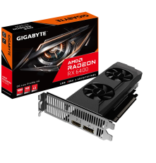 Видеокарта GIGABYTE AMD RADEON RX 6400 D6 LOW PROFILE 4G 4GB, GDDR6/64-bit