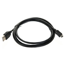 Кабель USB 2.0 A-->mini-B 5P (1,8м) чёрный Telecom <TC6911BK-1.8M>