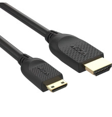 Кабель HDMI(19M)-MiniHDMI(19M) ver 2.0, 1.8 м, черный, VCOM <cg583-1.8m>