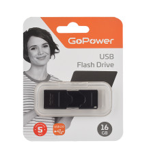 Накопитель USB Flash Drive GoPower 16GB SLIDER