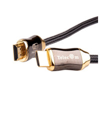 Кабель HDMI(M)-HDMI(M) ver. 2.1, 0.5 м, нейлоновая оплетка, Telecom <tcg300-0.5m>