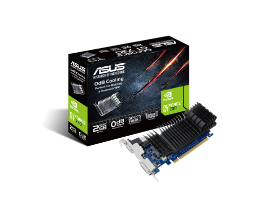 Видеокарта ASUS GeForce GT 730 2GB, GDDR5/64-bit Видеокарта ASUS GeForce GT 730 2GB, GDDR5/64-bit