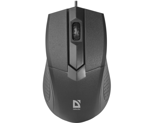 Мышь проводная Defender Optimum MB-270 PRO, 3 кнопки,1200 dpi, 1.8 м, черный