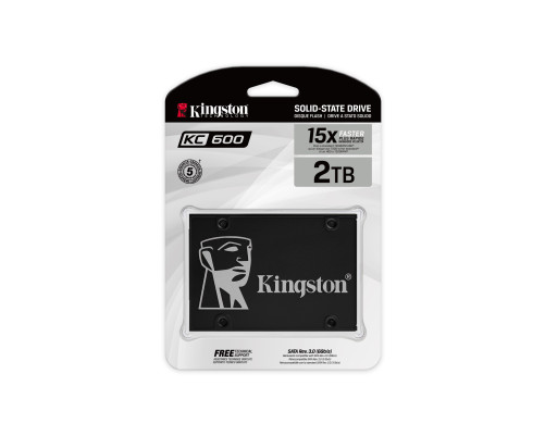 Твердотельный накопитель Kingston KC600, 2TB, 2.5" Твердотельный накопитель Kingston KC600, 2TB, 2.5"