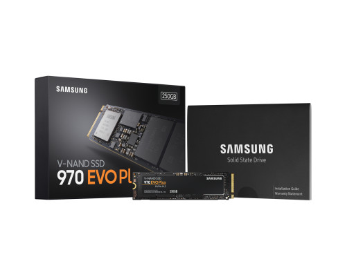 Твердотельный накопитель Samsung 970 EVO Plus, 250GB, M.2(22x80mm)