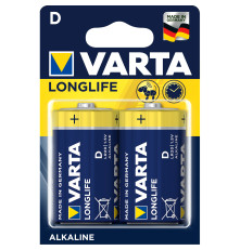 Элемент питания Varta LONGLIFE LR20 D BL2 Alkaline 1.5V (4120) (2 шт.)