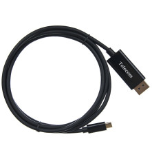 Кабель USB3.1 Type-Cm-DP(m), 1.8 м, черный, Telecom <tcc010-1.8m>
