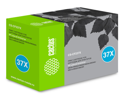 Картридж лазерный Cactus CS-CF237X CF237X для HP LJ M608n/M608dn/M609x/M631h/M631, черный (25000 стр.) Картридж лазерный Cactus CS-CF237X CF237X для HP LJ M608n/M608dn/M609x/M631h/M631, черный (25000 стр.)