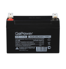 Аккумулятор свинцово-кислотный GoPower LA-435, 4В/3.5Ач 