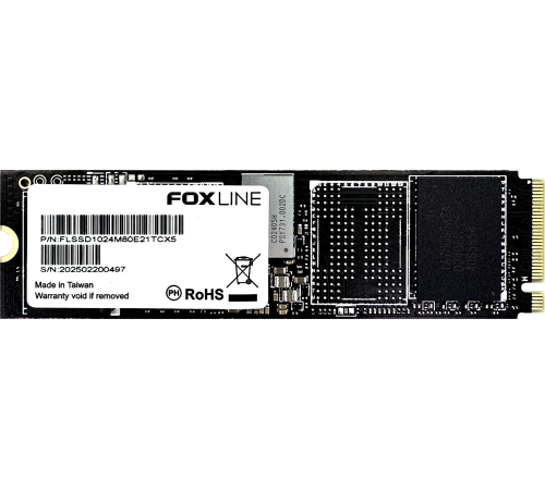 Твердотельный накопитель Foxline X5-E21T, 1TB, M.2(22x80mm)