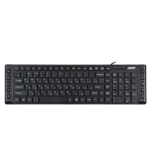 Клавиатура проводная Acer OKW010, черный