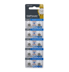 Элемент питания GoPower G3/LR736/LR41/392A/192 BL10 Alkaline 1.5V 
