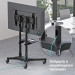Мобильная стойка ONKRON TS1351 BLACK на 1 ТВ
