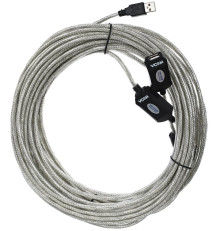 Кабель удлинительный активный USB2.0 AM-AF, 20 м, VCOM <vus7049-20m>