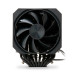 Вентилятор для процессора HSPD A128 BLACK ARGB cover (280W, 4-pin PWM, 155mm, Al/Cu, 8x6mm, ARGB cover, 1x130+1x120mm, 68CFM, 25dBA, 1650RPM, S: 1851/1700/1200/20XX/115X/13XX, AM5/AM4/AM3/AM2/AM3+/AM2+/FM2/FM1, black)