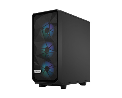 Корпус Fractal Design Meshify 2 Compact Lite RGB TG Light Tint, черный Корпус Fractal Design Meshify 2 Compact Lite RGB TG Light Tint, черный