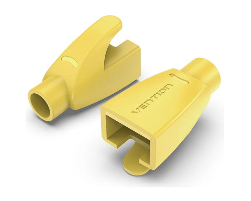 Колпачки изолирующие Vention для разъемов RJ-45, желтый, (50шт.)
