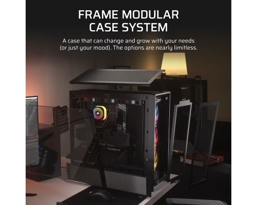 Корпус Corsair Frame 4000D RS ARGB, черный Корпус Corsair Frame 4000D RS ARGB, черный