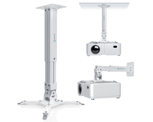 Кронштейн потолочный для проектора ONKRON K5A WHITE Кронштейн потолочный для проектора ONKRON K5A WHITE