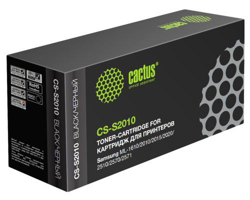 Картридж лазерный Cactus CS-S2010 ML-2010D3 для Samsung ML-1610/2010/2015/2020/2510/2570 (3000 стр.) Картридж лазерный Cactus CS-S2010 ML-2010D3 для Samsung ML-1610/2010/2015/2020/2510/2570 (3000 стр.)