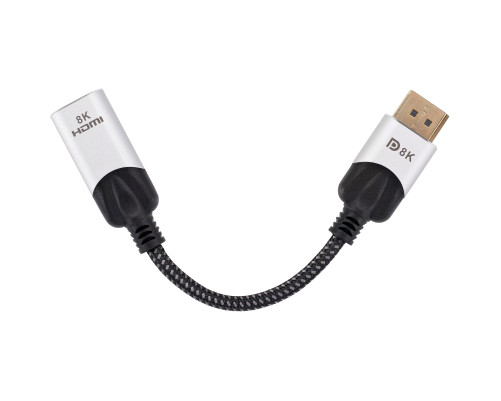 Адаптер DisplayPort(M)-HDMI(F), 0.15 м, 8K@60Hz, VCOM <cg6218m-0.15> Адаптер DisplayPort(M)-HDMI(F), 0.15 м, 8K@60Hz, VCOM <cg6218m-0.15>