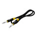 Кабель jack 3.5mm/jack 3.5mm, 1.5 м, черный, M/M, GCR-54755