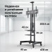 Мобильная МОТОРИЗОВАННАЯ стойка ONKRON на 1 ТВ TS1881 Elift BLACK