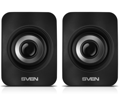 Акустическая система 2.0 SVEN 130, USB, 2x3 Вт(RMS), чёрный