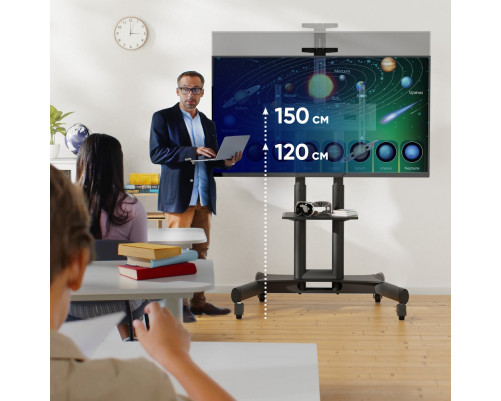 Мобильная стойка ONKRON на 1 ТВ TS1551 BLACK