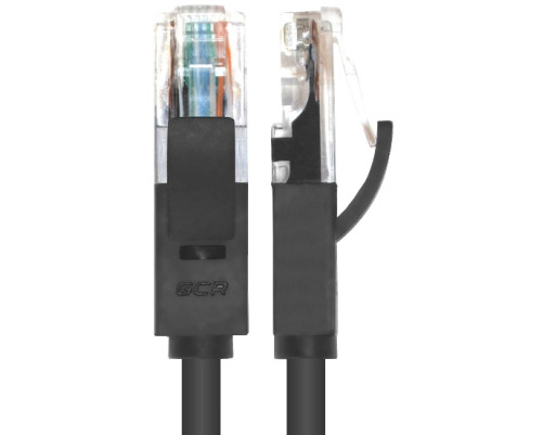Патч-корд прямой UTP кат.5e, 15 м, черный, 24 AWG, GCR-LNC06-15.0m