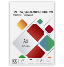 Пленка для ламинирования A5, 154х216 (125 мкм) глянцевая 100шт, ГЕЛЕОС [LPA5-125]