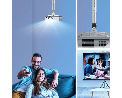 Кронштейн потолочный для проектора ONKRON K5A WHITE Кронштейн потолочный для проектора ONKRON K5A WHITE