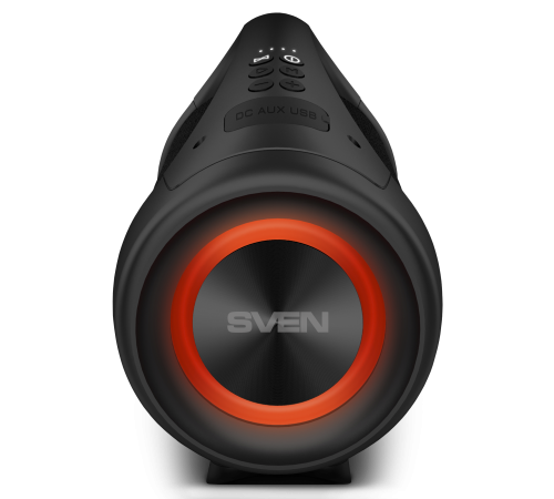 Акустическая система 2.0 SVEN 370, 6 Вт, питание USB, подсветка, черный