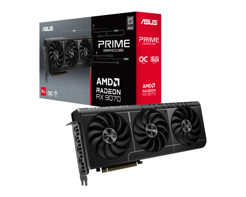 Видеокарта ASUS Radeon PRIME-RX9070-O16G 16GB GDDR6/256-bit