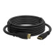 Кабель 20 м HDMI(M)-HDMI(M) 2.0, 28/26 AWG, черный