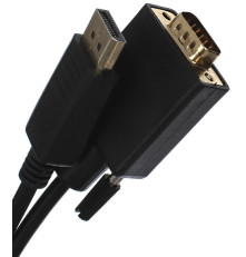 Кабель DP(M)-SVGA(M), 1.8 м, черный, VCOM <cg607-1.8m>