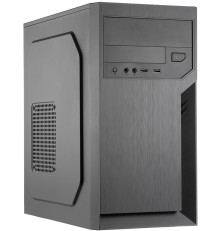 Корпус 450 Вт Foxline FL-702, mATX, 1x5.25EXT, 1x3.5EXT, 2x3.5INT, 2xUSB2.0, HDA, w/o FAN, w/450W ATX PSU, w/1.2m EU pwr cord