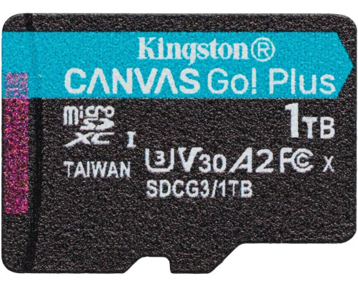 Карта памяти Kingston 1TB microSDXC Canvas Go Plus, A2, U3 V30 Карта памяти Kingston 1TB microSDXC Canvas Go Plus, A2, U3 V30